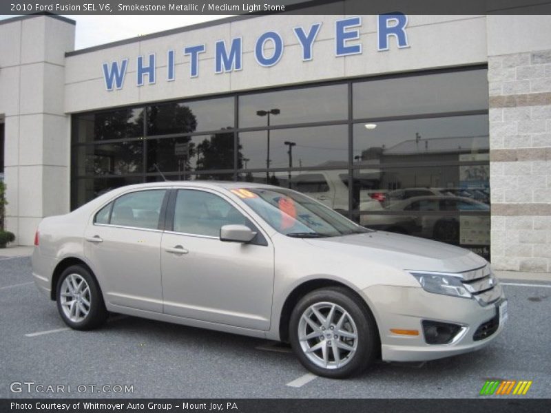 Smokestone Metallic / Medium Light Stone 2010 Ford Fusion SEL V6