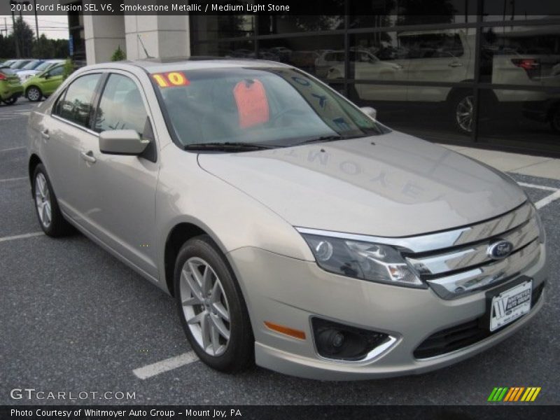 Smokestone Metallic / Medium Light Stone 2010 Ford Fusion SEL V6