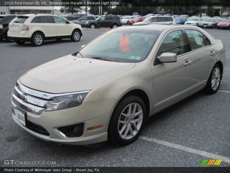 Smokestone Metallic / Medium Light Stone 2010 Ford Fusion SEL V6