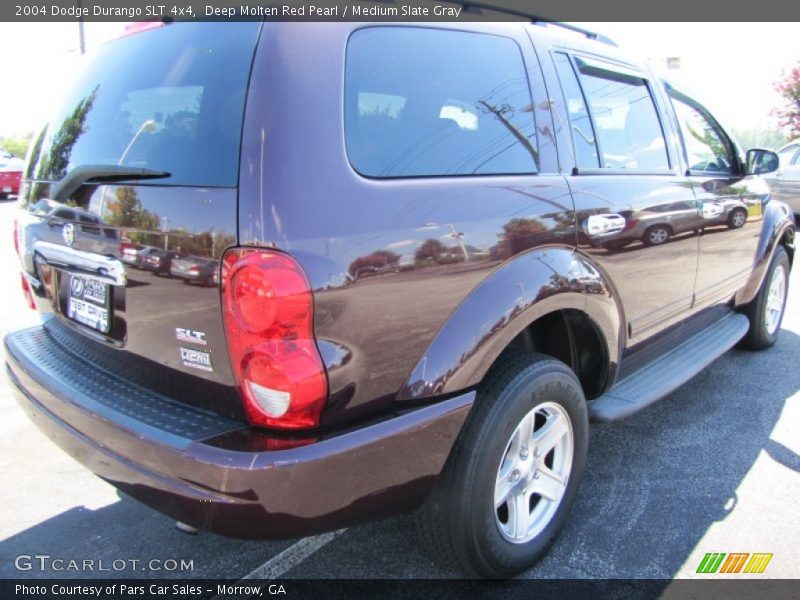 Deep Molten Red Pearl / Medium Slate Gray 2004 Dodge Durango SLT 4x4