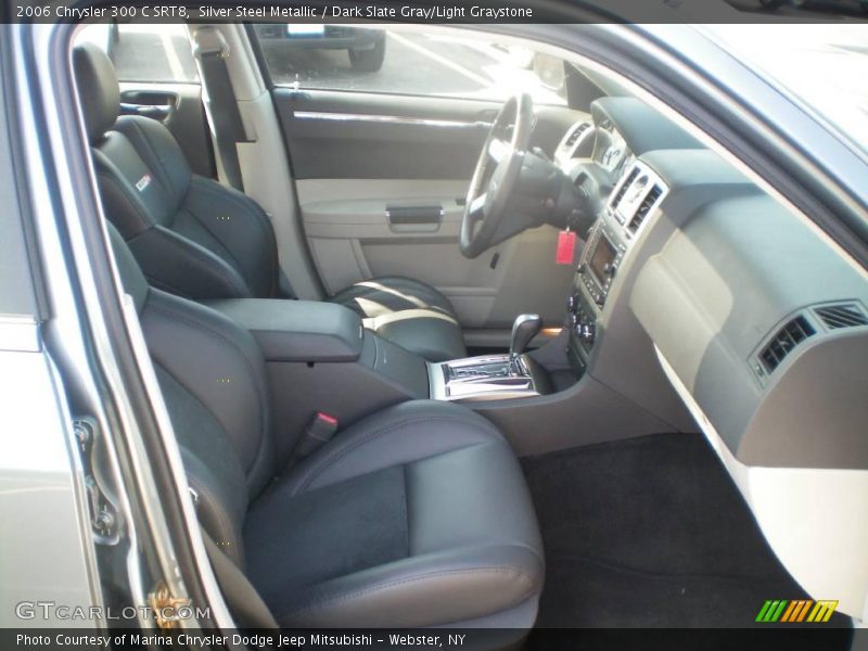 Silver Steel Metallic / Dark Slate Gray/Light Graystone 2006 Chrysler 300 C SRT8