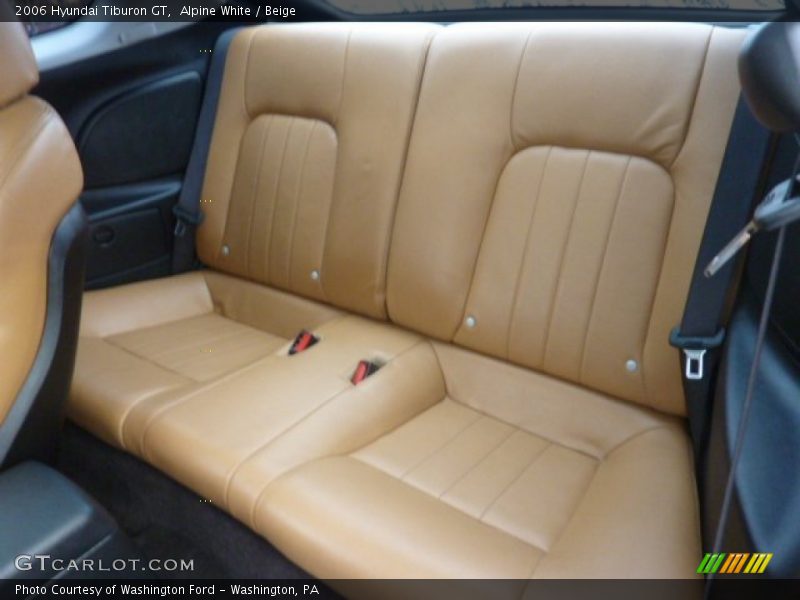 Alpine White / Beige 2006 Hyundai Tiburon GT