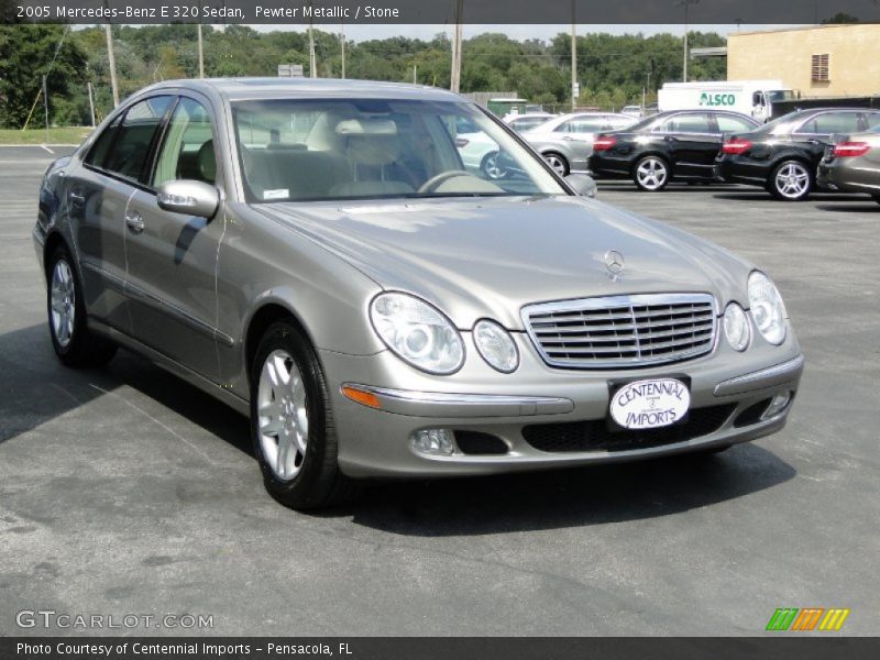 Pewter Metallic / Stone 2005 Mercedes-Benz E 320 Sedan