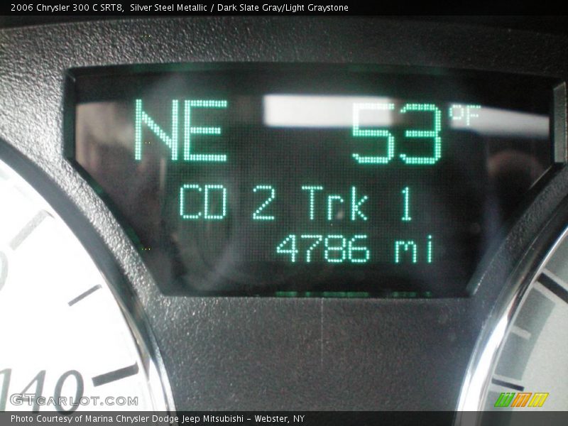 Silver Steel Metallic / Dark Slate Gray/Light Graystone 2006 Chrysler 300 C SRT8