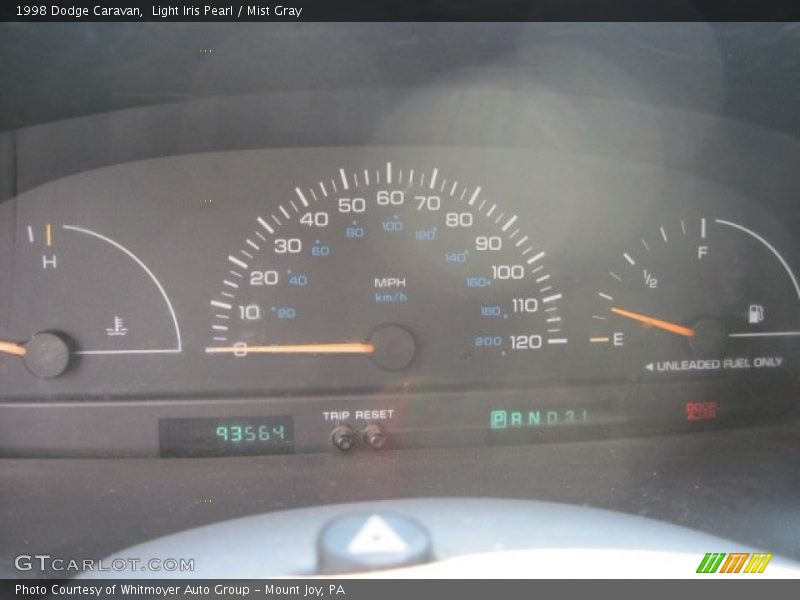  1998 Caravan   Gauges