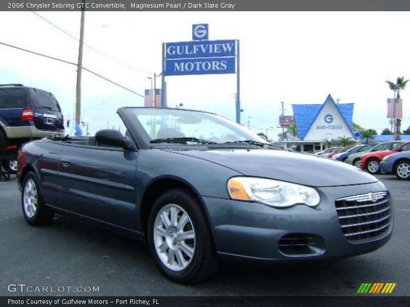 Magnesium Pearl / Dark Slate Gray 2006 Chrysler Sebring GTC Convertible