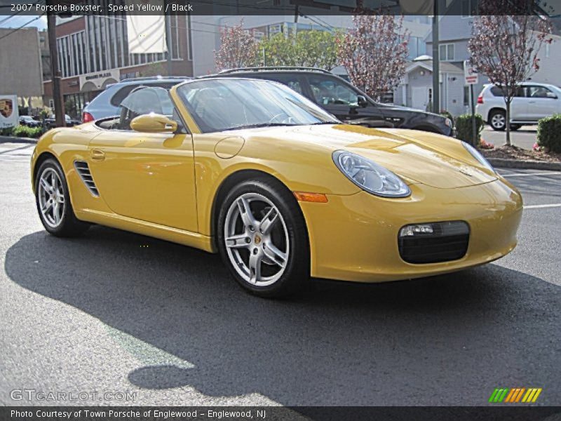 Speed Yellow / Black 2007 Porsche Boxster