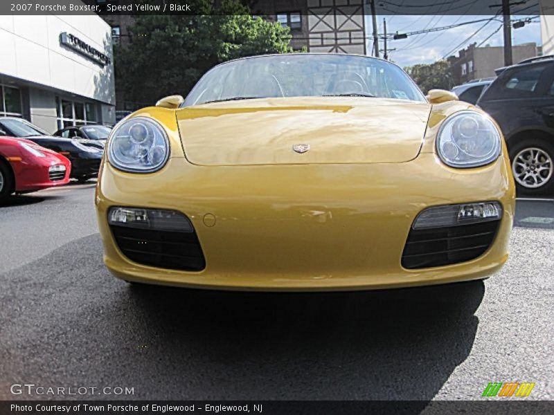 Speed Yellow / Black 2007 Porsche Boxster