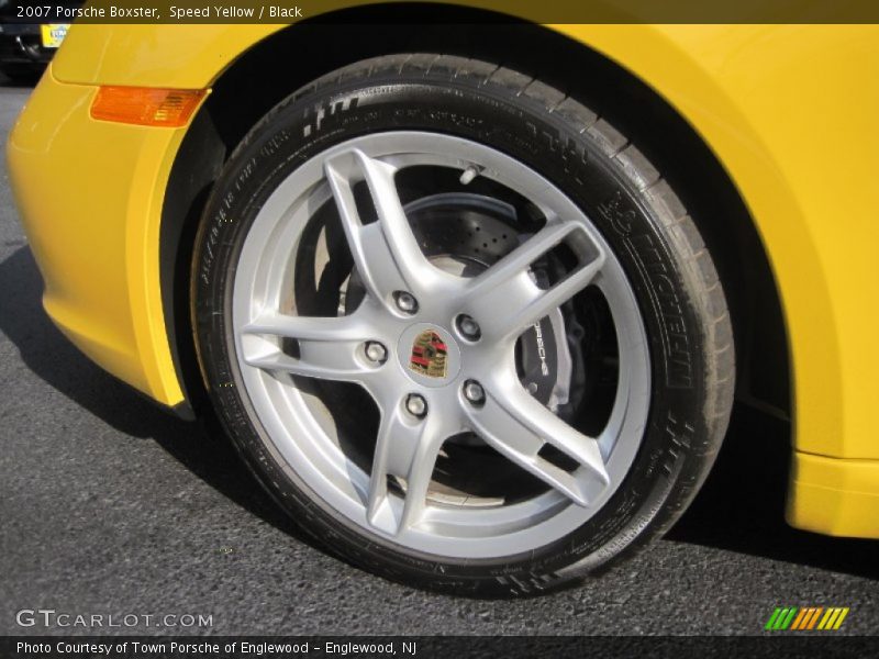 Speed Yellow / Black 2007 Porsche Boxster