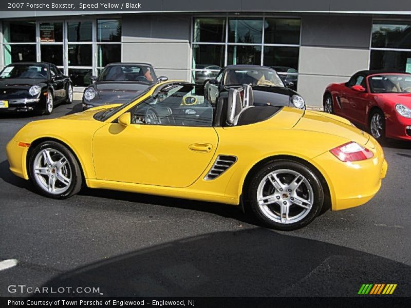 Speed Yellow / Black 2007 Porsche Boxster