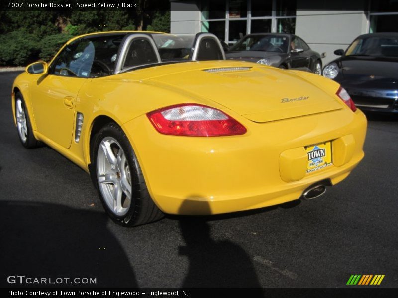 Speed Yellow / Black 2007 Porsche Boxster