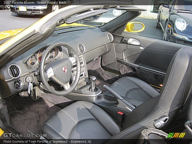 Speed Yellow / Black 2007 Porsche Boxster