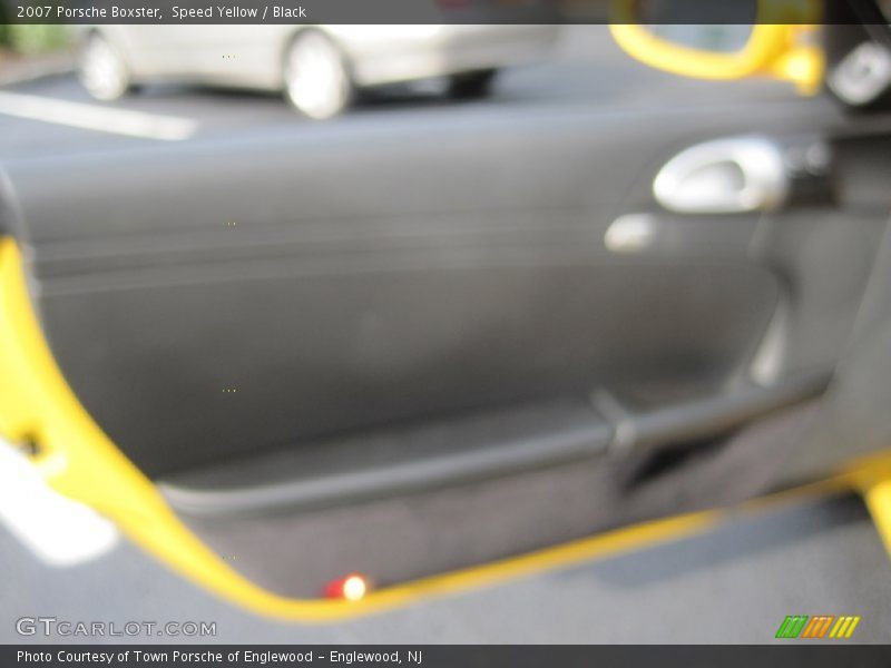 Speed Yellow / Black 2007 Porsche Boxster