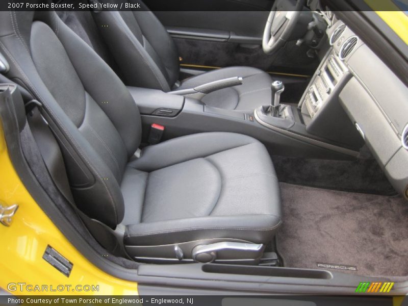 Speed Yellow / Black 2007 Porsche Boxster