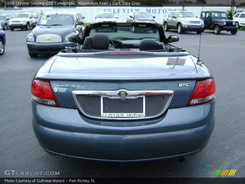 Magnesium Pearl / Dark Slate Gray 2006 Chrysler Sebring GTC Convertible
