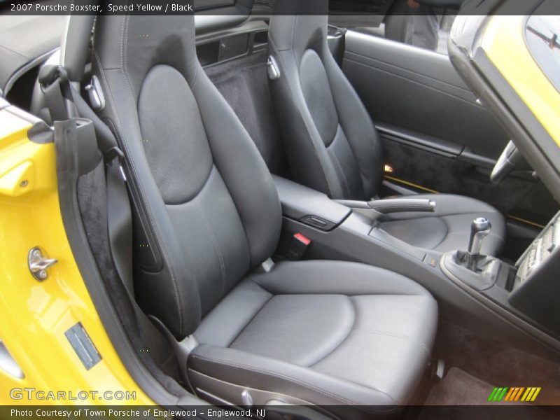 Speed Yellow / Black 2007 Porsche Boxster