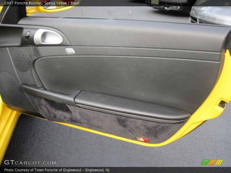 Speed Yellow / Black 2007 Porsche Boxster
