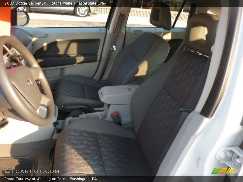 Stone White / Pastel Slate Gray 2007 Dodge Caliber SXT