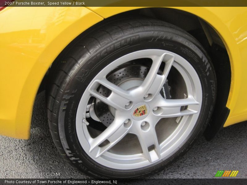 Speed Yellow / Black 2007 Porsche Boxster