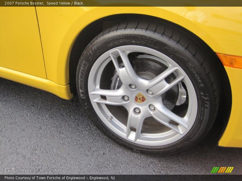 Speed Yellow / Black 2007 Porsche Boxster