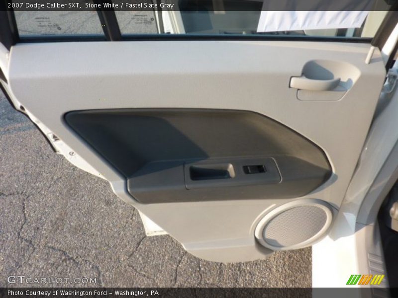 Stone White / Pastel Slate Gray 2007 Dodge Caliber SXT