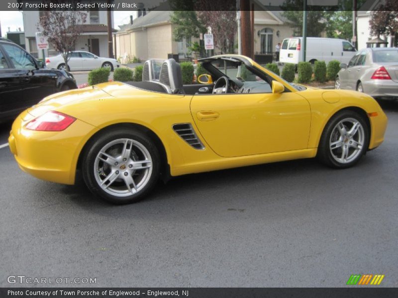 Speed Yellow / Black 2007 Porsche Boxster