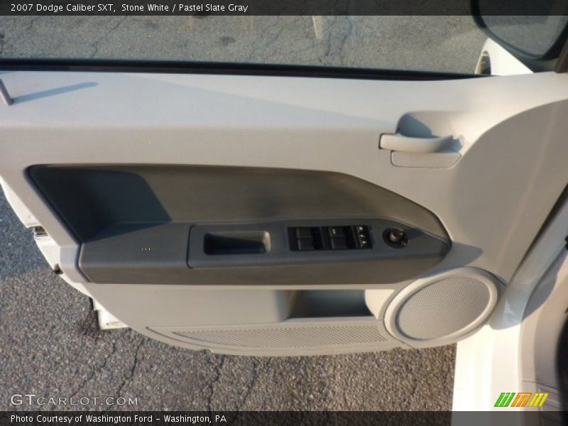 Stone White / Pastel Slate Gray 2007 Dodge Caliber SXT