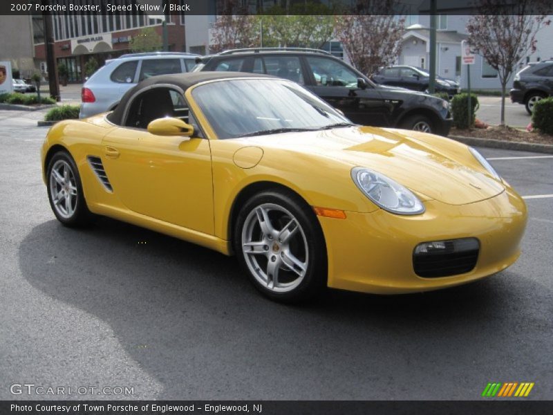 Speed Yellow / Black 2007 Porsche Boxster