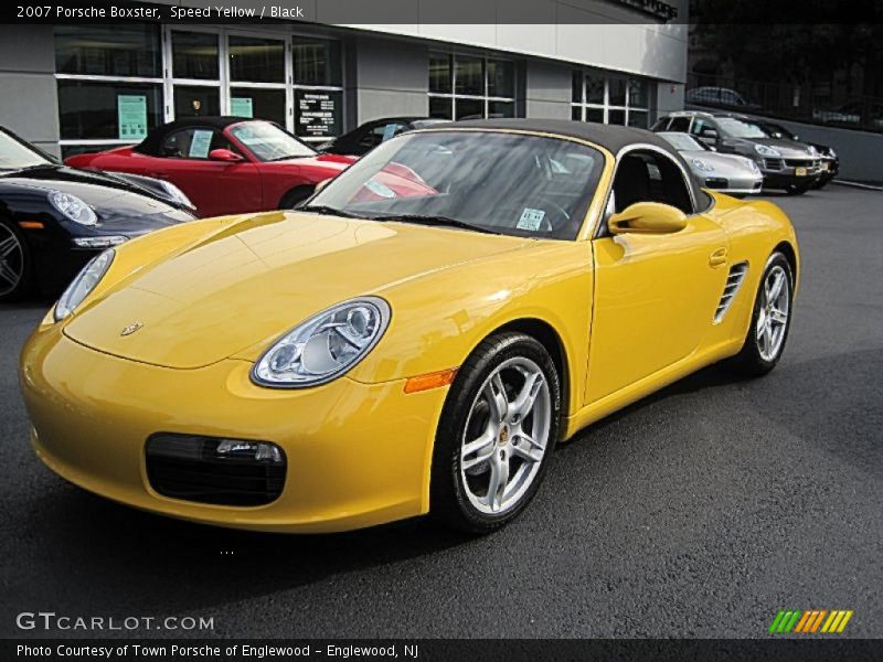 Speed Yellow / Black 2007 Porsche Boxster