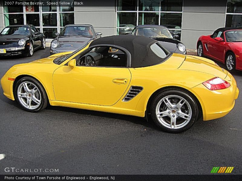Speed Yellow / Black 2007 Porsche Boxster