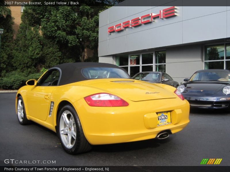 Speed Yellow / Black 2007 Porsche Boxster
