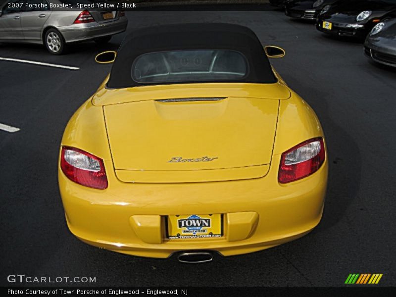Speed Yellow / Black 2007 Porsche Boxster