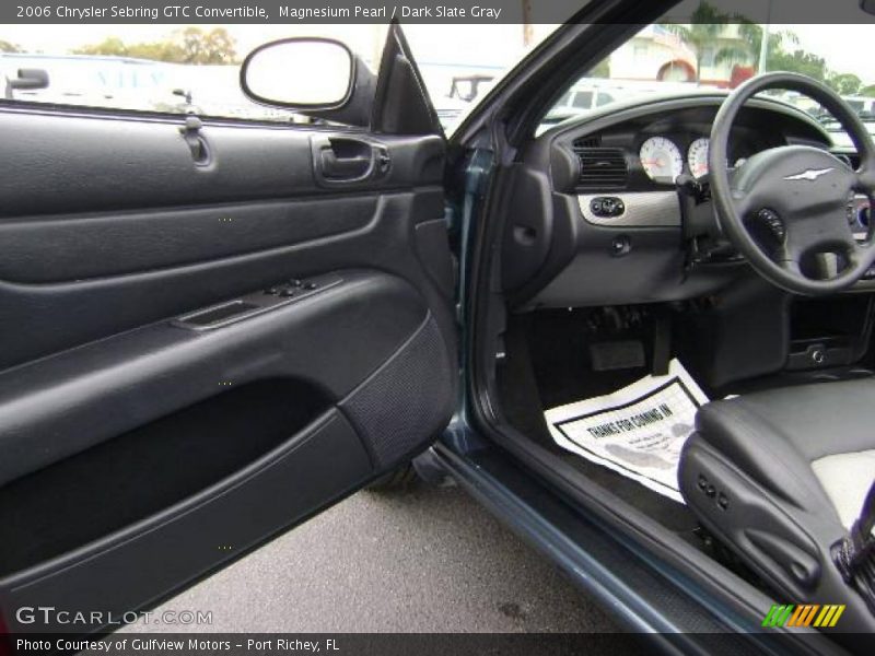Magnesium Pearl / Dark Slate Gray 2006 Chrysler Sebring GTC Convertible