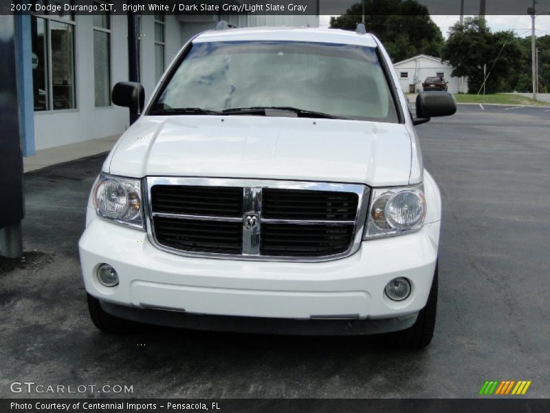 Bright White / Dark Slate Gray/Light Slate Gray 2007 Dodge Durango SLT