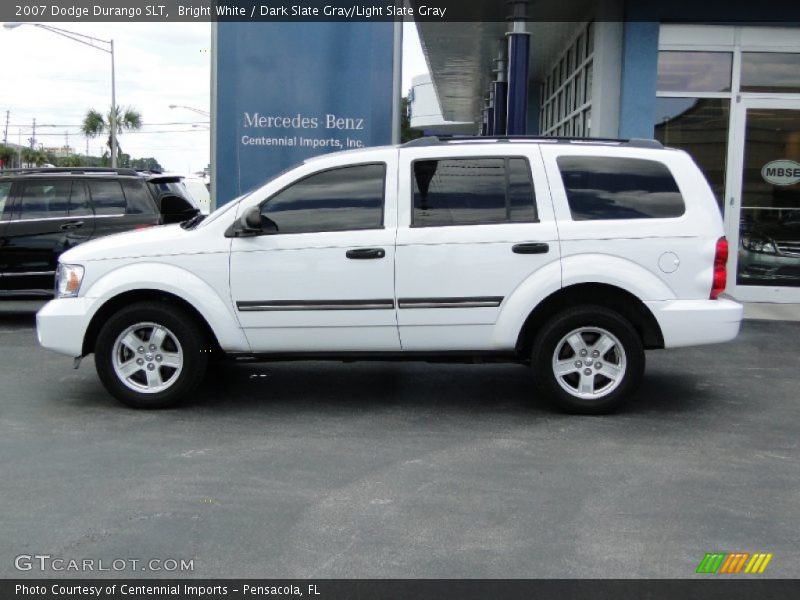 Bright White / Dark Slate Gray/Light Slate Gray 2007 Dodge Durango SLT