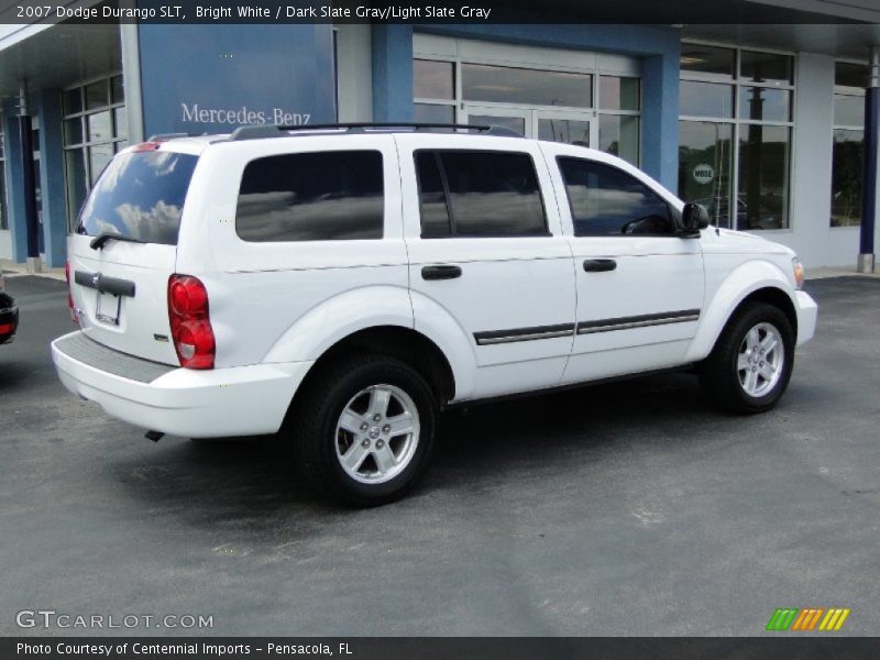 Bright White / Dark Slate Gray/Light Slate Gray 2007 Dodge Durango SLT