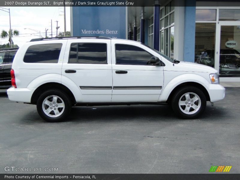 Bright White / Dark Slate Gray/Light Slate Gray 2007 Dodge Durango SLT