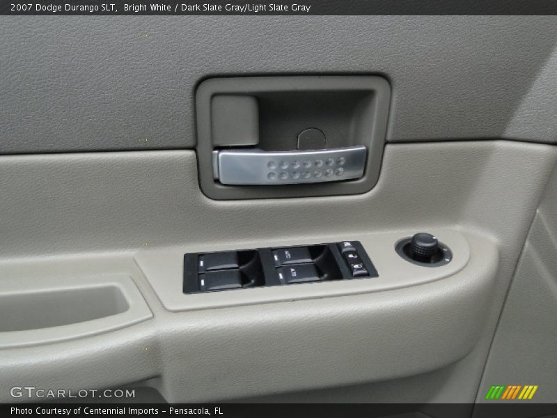 Bright White / Dark Slate Gray/Light Slate Gray 2007 Dodge Durango SLT