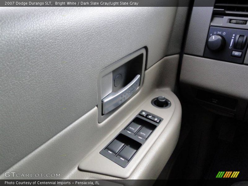 Bright White / Dark Slate Gray/Light Slate Gray 2007 Dodge Durango SLT