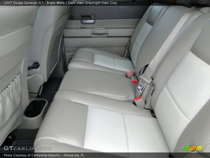 Bright White / Dark Slate Gray/Light Slate Gray 2007 Dodge Durango SLT