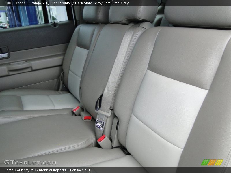 Bright White / Dark Slate Gray/Light Slate Gray 2007 Dodge Durango SLT
