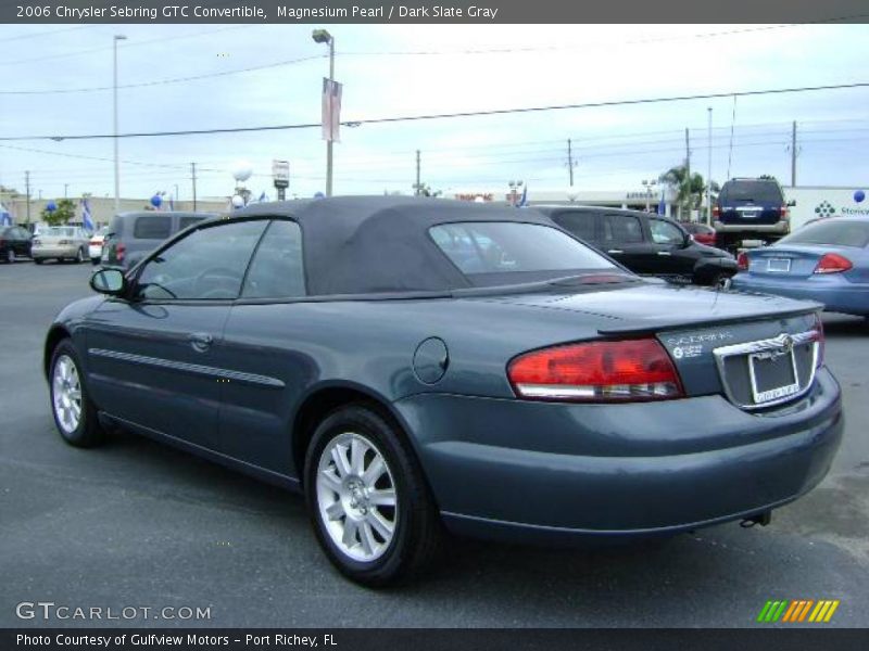 Magnesium Pearl / Dark Slate Gray 2006 Chrysler Sebring GTC Convertible