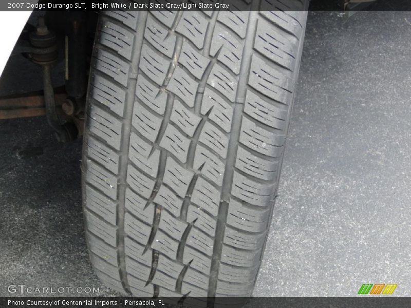 Bright White / Dark Slate Gray/Light Slate Gray 2007 Dodge Durango SLT