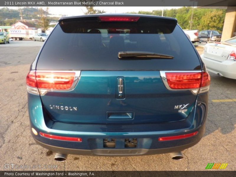 Mediterranean Blue Metallic / Charcoal Black 2011 Lincoln MKX AWD
