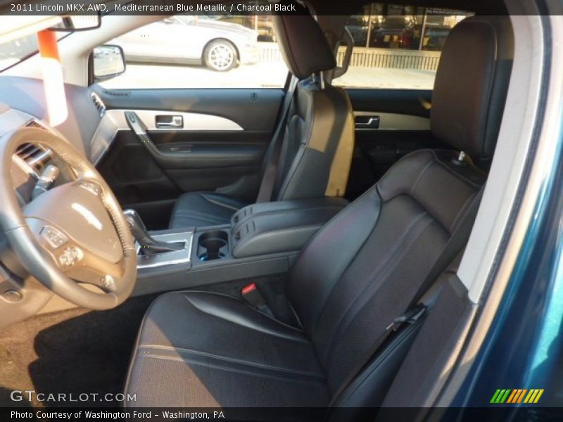 Mediterranean Blue Metallic / Charcoal Black 2011 Lincoln MKX AWD