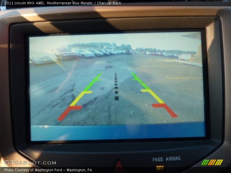Mediterranean Blue Metallic / Charcoal Black 2011 Lincoln MKX AWD
