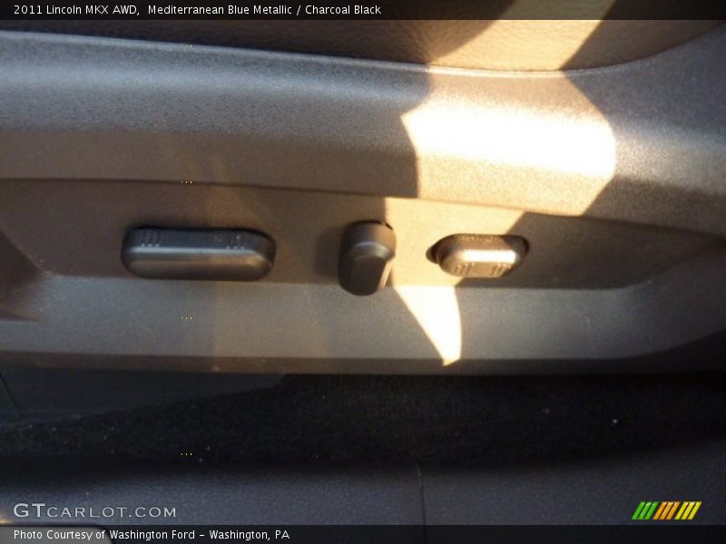 Mediterranean Blue Metallic / Charcoal Black 2011 Lincoln MKX AWD