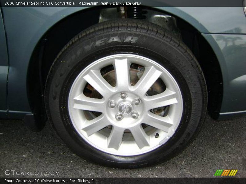 Magnesium Pearl / Dark Slate Gray 2006 Chrysler Sebring GTC Convertible