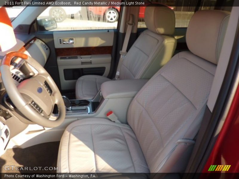 Red Candy Metallic / Medium Light Stone 2011 Ford Flex Limited AWD EcoBoost