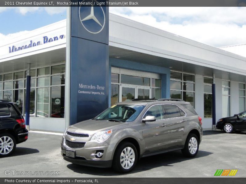 Mocha Steel Metallic / Light Titanium/Jet Black 2011 Chevrolet Equinox LT